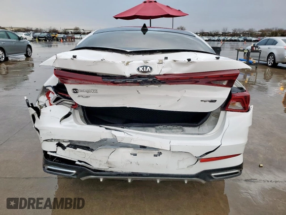 2021 Kia K5 GT-Line with VIN 5XXG64J22MG047524, listed as a Copart auction lot 47559185 with 98,948 mi miles and Salvage Title. Bid and sale history available at carsss.com. Image 6.