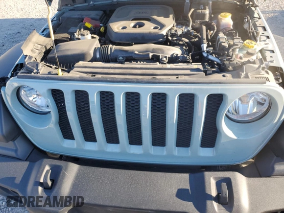 2023 Jeep Wrangler Sport with VIN 1C4HJXDNXPW635345, listed as a Copart auction lot 80929674 with 29,229 mi miles and Salvage Title. Bid and sale history available at DreamBid. Image 12.