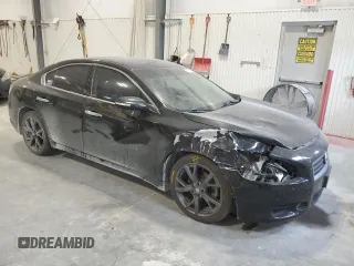2013 Nissan Maxima SV with VIN 1N4AA5AP2DC813053, listed as a Copart auction lot 57273665 with 106,436 mi miles and Salvage title. Bid and sale history available at DreamBid. Image 4.