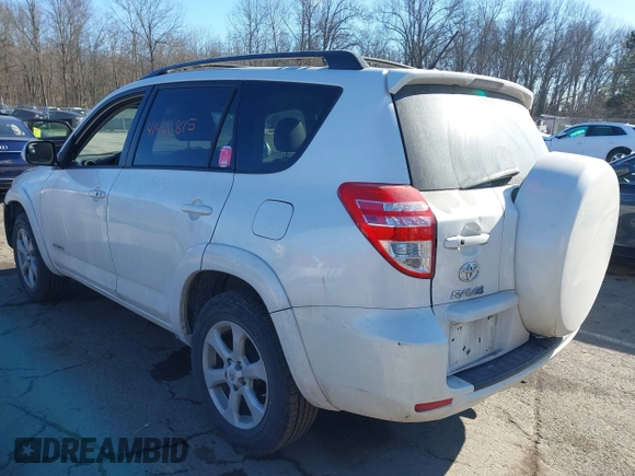 2011 Toyota RAV4 Ltd with VIN 2T3DK4DV1BW040708, listed as a IAAI auction lot 41446815 with 179,941 mi miles. Bid and sale history available at carsss.com. Image 3.