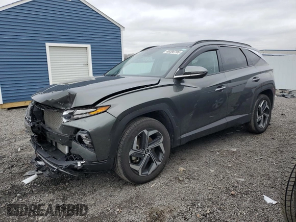 2023 Hyundai Tucson Limited with VIN 5NMJECAE7PH237810, listed as a Copart auction lot 46398795 with 18,337 mi miles and Salvage Title. Bid and sale history available at DreamBid. Image 1.