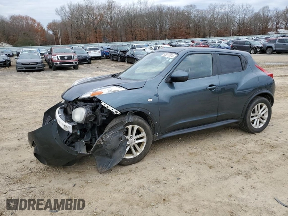 2014 Nissan Juke S with VIN JN8AF5MRXET358032, listed as a Copart auction lot 85811824 with 161,349 mi miles and Clean Title. Bid and sale history available at DreamBid. Image 1.