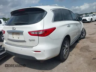 2014 Infiniti QX60 with VIN 5N1AL0MN4EC540180, listed as a IAAI auction lot 42093987 with 141,601 mi miles and . Bid and sale history available at DreamBid. Image 4.