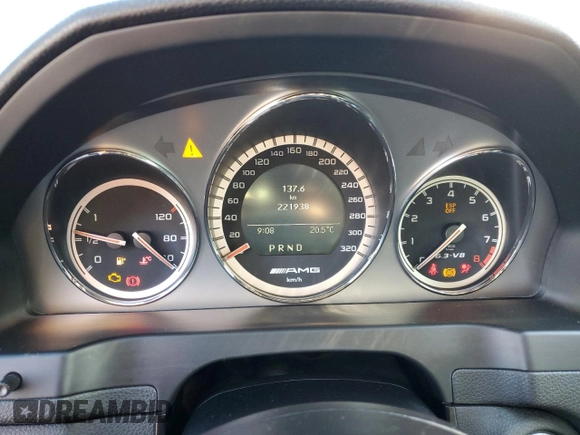 2009 Mercedes-Benz C 63 AMG with VIN WDDGF77X09F344369, listed as a Copart auction lot 71540514 with 221,938 mi miles and Non Repairable. Bid and sale history available at DreamBid. Image 9.