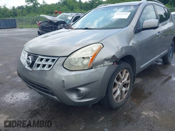 2013 Nissan Rogue S with VIN JN8AS5MT6DW025721, listed as a IAAI auction lot 42116961 with 178,657 mi miles and . Bid and sale history available at carsss.com. Image 6.