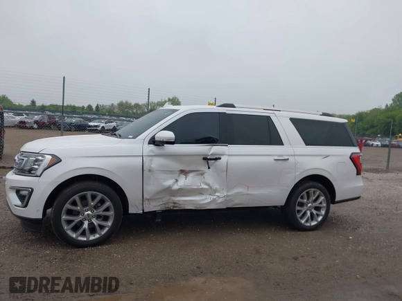 2019 Ford Expedition Max Limited with VIN 1FMJK2AT9KEA07159, listed as a IAAI auction lot 42297063 with 80,075 mi miles and . Bid and sale history available at DreamBid. Image 14.