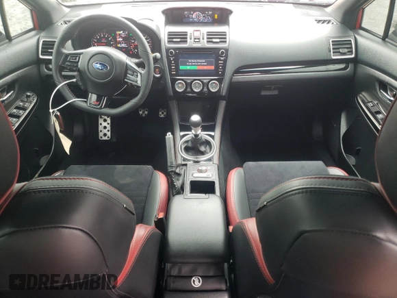 2020 Subaru WRX STI Limited with VIN JF1VA2Y66L9804302, listed as a Copart auction lot 44375725 with 34,734 mi miles and Salvage Title. Bid and sale history available at carsss.com. Image 8.