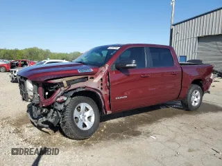 2021 Ram 1500 Big Horn with VIN 1C6RRFFG8MN610491, listed as a Copart auction lot 52156785 with 167,804 mi miles and Salvage title. Bid and sale history available at DreamBid. Image 1.