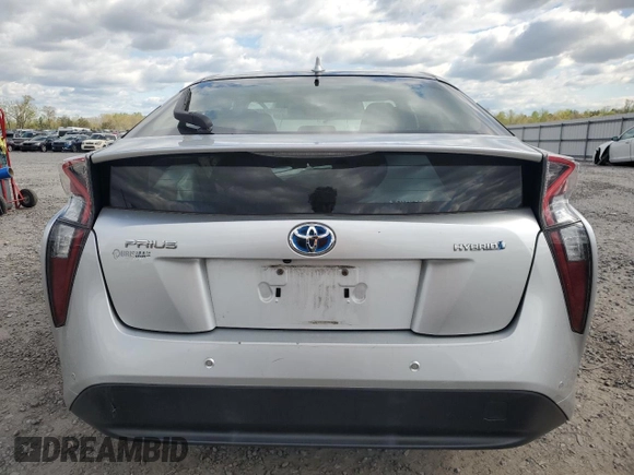 2017 Toyota Prius Two with VIN JTDKBRFU5H3565999, listed as a Copart auction lot 52558265 with 70,507 mi miles and Salvage Title. Bid and sale history available at DreamBid. Image 6.