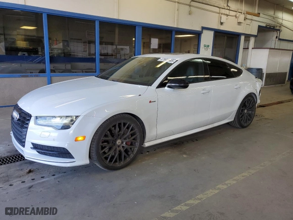 2018 Audi A7 Prestige with VIN WAU23AFC9JN095554, listed as a Copart auction lot 47802585 with 68,078 mi miles and Salvage Title. Bid and sale history available at carsss.com. Image 1.