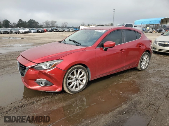 2015 Mazda 3 S Grand Touring with VIN JM1BM1M30F1263194, listed as a Copart auction lot 42605305 with 156,614 mi miles and Salvage Title. Bid and sale history available at DreamBid. Image 1.