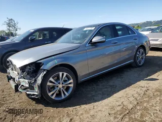 2015 Mercedes-Benz C 300 Luxury with VIN 55SWF4KBXFU095304, listed as a Copart auction lot 54377765 with 43,233 mi miles and Salvage Title. Bid and sale history available at DreamBid. Image 1.