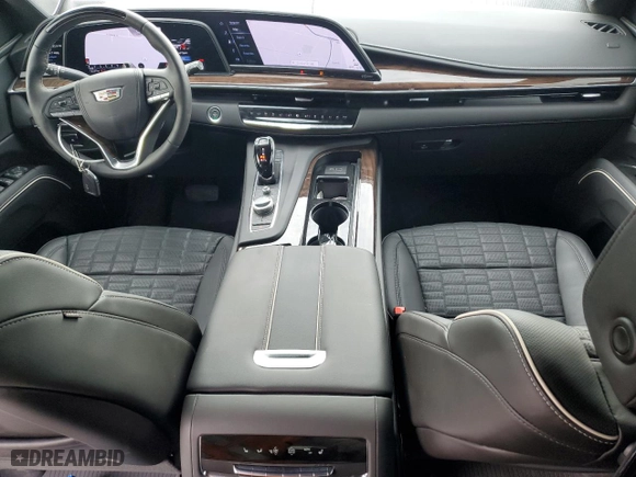 2023 Cadillac Escalade Premium Luxury Platinum with VIN 1GYS4DKL2PR267989, listed as a Copart auction lot 69024614 with 13,229 mi miles and Salvage Title. Bid and sale history available at carsss.com. Image 8.