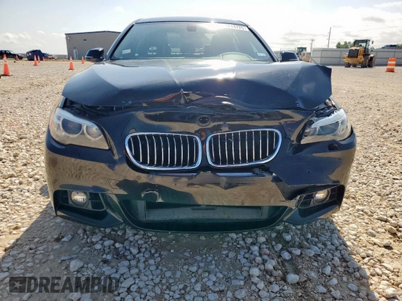 2015 BMW 5 Series 528i with VIN WBA5A5C59FD520199, listed as a Copart auction lot 59214725 with 116,914 mi miles and Salvage title. Bid and sale history available at DreamBid. Image 5.