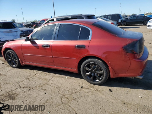 2006 Infiniti G35 with VIN JNKCV51F76M605163, listed as a Copart auction lot 75861024 with 183,050 mi miles and Salvage Title. Bid and sale history available at DreamBid. Image 2.