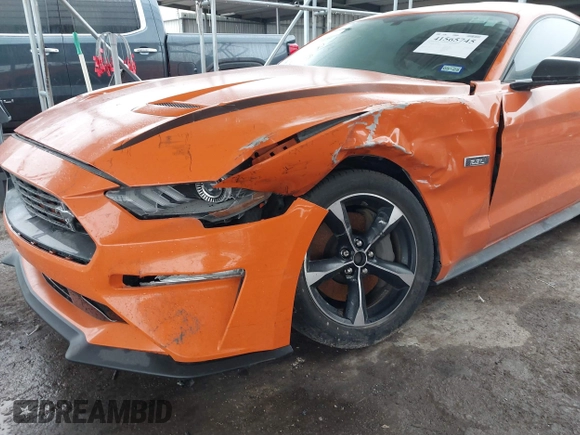 2020 Ford Mustang EcoBoost with VIN 1FA6P8TD8L5103067, listed as a IAAI auction lot 41565745 with 40,000 mi miles. Bid and sale history available at carsss.com. Image 6.