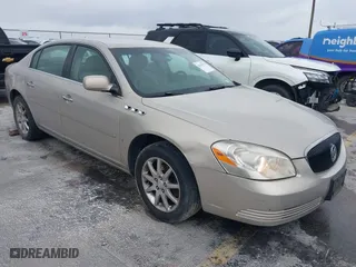 2008 Buick Lucerne CXL with VIN 1G4HD57298U203660, listed as a IAAI auction lot 42120773 with 204,077 mi miles. Bid and sale history available at carsss.com. Image 1.