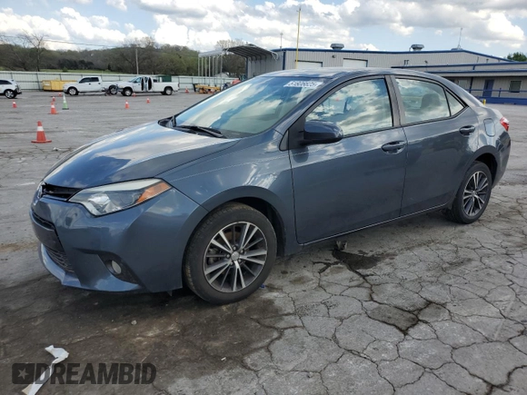 2016 Toyota Corolla L with VIN 5YFBURHE9GP407672, listed as a Copart auction lot 51806625 with 75,176 mi miles and Salvage Title. Bid and sale history available at DreamBid. Image 1.
