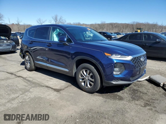 2020 Hyundai Santa Fe SE with VIN 5NMS23AD5LH255320, listed as a Copart auction lot 49821315 with 46,009 mi miles and Salvage Title. Bid and sale history available at carsss.com. Image 4.
