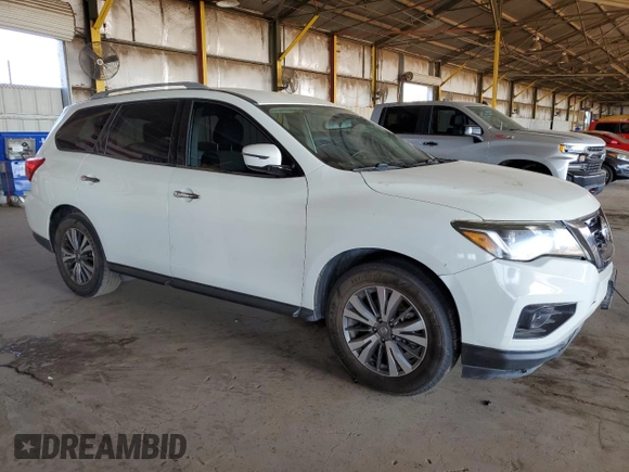2019 Nissan Pathfinder SL with VIN 5N1DR2MN7KC624318, listed as a Copart auction lot 58071885 with 123,815 mi miles and Clean title. Bid and sale history available at DreamBid. Image 4.