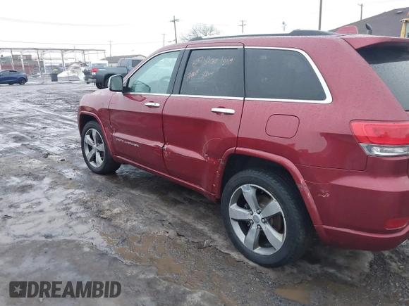 2014 Jeep Grand Cherokee Overland with VIN 1C4RJFCG9EC299235, listed as a IAAI auction lot 41670065 with 108,589 mi miles and . Bid and sale history available at DreamBid. Image 17.