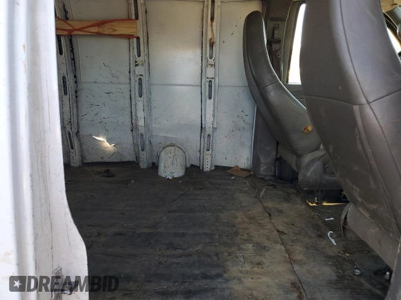 2020 Chevrolet Express Cargo Van with VIN 1GCWGAFP9L1124623, listed as a Copart auction lot 45690045 with 185,696 mi miles and Salvage Title. Bid and sale history available at carsss.com. Image 12.