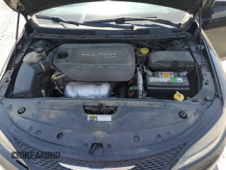 2015 Chrysler 200 S with VIN 1C3CCCBB0FN604457, listed as a Copart auction lot 53078495 with 130,397 mi miles and Salvage Title. Bid and sale history available at carsss.com. Image 11.