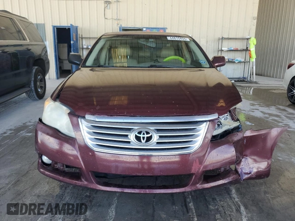 2008 Toyota Avalon XL with VIN 4T1BK36B58U302204, listed as a Copart auction lot 44815455 with 204,531 mi miles and Salvage Title. Bid and sale history available at carsss.com. Image 5.
