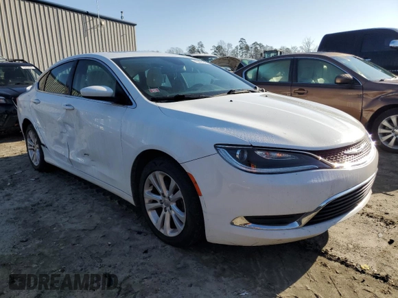 2015 Chrysler 200 Limited with VIN 1C3CCCAB0FN553236, listed as a Copart auction lot 43206245 with 138,533 mi miles and Salvage Title. Bid and sale history available at carsss.com. Image 4.