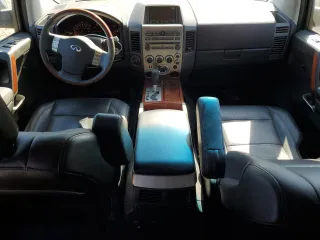 2004 Infiniti QX56 with VIN 5N3AA08C54N800370, listed as a Copart auction lot 76744704 with 143,092 mi miles and Salvage Title. Bid and sale history available at carsss.com. Image 8.