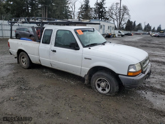 1998 Ford Ranger XL with VIN 1FTYR14U2WPA50863, listed as a Copart auction lot 46420375 with 141,483 mi miles and Salvage Title. Bid and sale history available at carsss.com. Image 4.