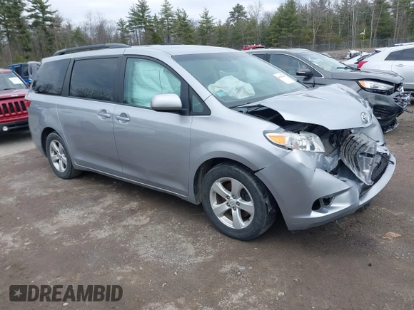 2015 Toyota Sienna LE AAS with VIN 5TDKK3DC1FS551231, listed as a IAAI auction lot 41991035 with 115,149 mi miles and . Bid and sale history available at DreamBid. Image 1.