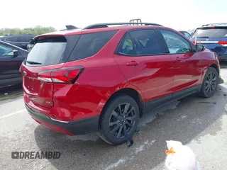 2022 Chevrolet Equinox RS with VIN 3GNAXMEV3NS119602, listed as a IAAI auction lot 41987461 with 104,293 mi miles and . Bid and sale history available at DreamBid. Image 4.