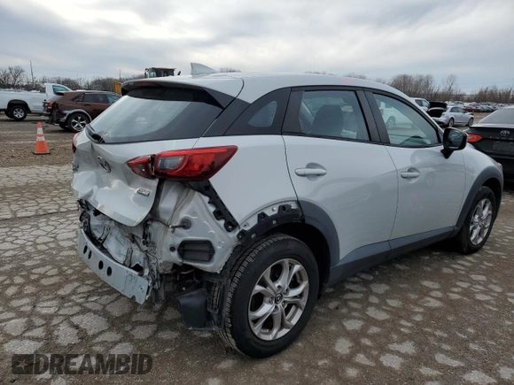 2018 Mazda CX-3 Sport z VIN JM1DKFB74J0318410, wystawiony jako Copart lot #83656364 z przebiegiem 87 853 mil mil oraz Szkoda całkowita • Salvage title. Historia ofert i sprzedaży dostępna na DreamBid. Obrazek 3.