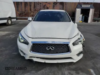 2018 Infiniti Q50 2.0t LUXE with VIN JN1CV7AP6JM240900, listed as a Copart auction lot 44648925 with 52,619 mi miles and Salvage Title. Bid and sale history available at carsss.com. Image 5.