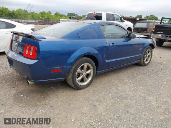 2006 Ford Mustang GT Deluxe with VIN 1ZVHT82HX65266291, listed as a IAAI auction lot 42526931 with 142,407 mi miles and . Bid and sale history available at DreamBid. Image 4.