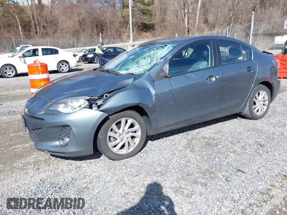 2012 Mazda 3 i Grand Touring with VIN JM1BL1W87C1608275, listed as a IAAI auction lot 41598227 with 85,816 mi miles and . Bid and sale history available at DreamBid. Image 2.