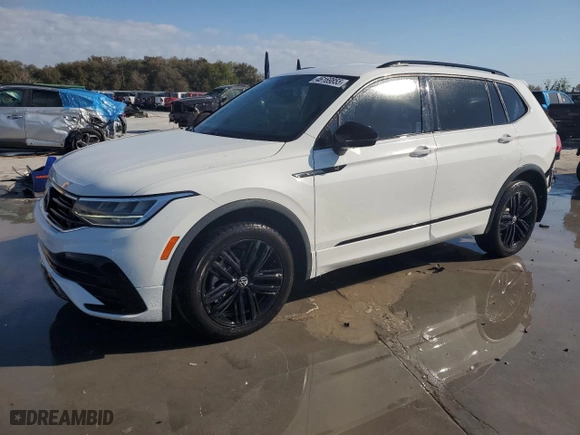 2022 Volkswagen Tiguan SE R-Line Black with VIN 3VVCB7AX3NM006585, listed as a Copart auction lot 46169855 with 51,616 mi miles and Non Repairable. Bid and sale history available at carsss.com. Image 1.