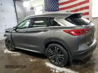 2021 Infiniti QX50 Luxe z VIN 3PCAJ5BBXMF124250, wystawiony jako Copart lot #42000515 z przebiegiem 39 209 mil mil oraz Szkoda całkowita • Salvage title. Historia ofert i sprzedaży dostępna na DreamBid. Obrazek 2.