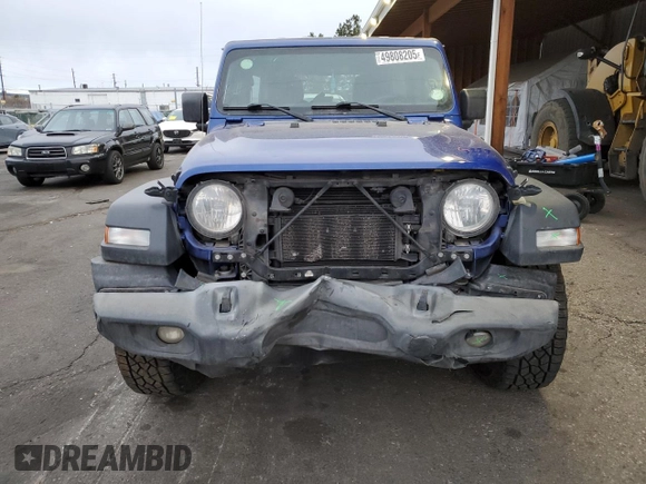 2018 Jeep Wrangler Unlimited Sport z VIN 1C4HJXDN3JW305148, wystawiony jako Copart lot #49808205 z przebiegiem 121 758 mil mil oraz Szkoda całkowita • Salvage title. Historia ofert i sprzedaży dostępna na DreamBid. Obrazek 5.