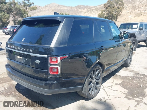 2019 Land Rover Range Rover with VIN SALGS2RE3KA525210, listed as a IAAI auction lot 42525553 with 68,205 mi miles and . Bid and sale history available at DreamBid. Image 4.