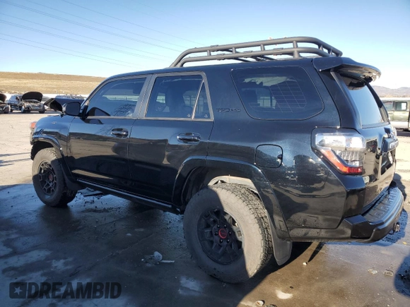 2023 Toyota 4Runner TRD Pro with VIN JTELU5JR1P6153579, listed as a Copart auction lot 47259205 with 10,862 mi miles and Salvage title. Bid and sale history available at DreamBid. Image 2.