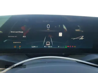 2024 Lucid Air Grand Touring with VIN 50EA1GBA4RA007729, listed as a Copart auction lot 42132885 with 5,276 mi miles and Salvage Title. Bid and sale history available at carsss.com. Image 9.