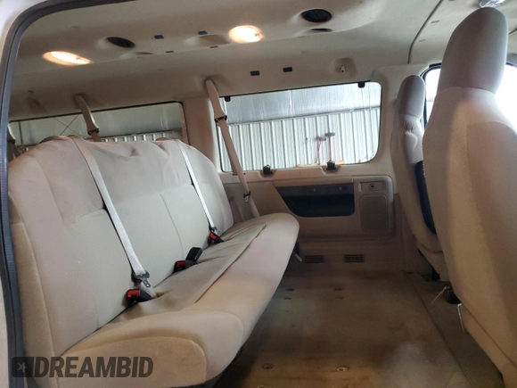 2012 Ford Econoline Passenger XL with VIN 1FBNE3BL1CDA99879, listed as a Copart auction lot 53492685 with 126,608 mi miles and Clean title. Bid and sale history available at DreamBid. Image 11.