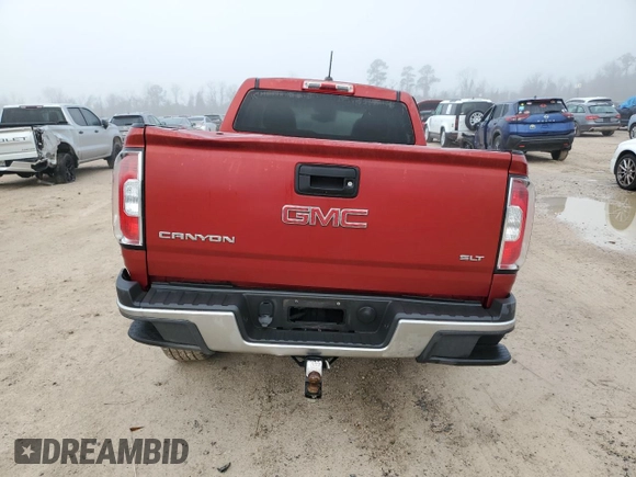 2016 GMC Canyon 2WD SLT with VIN 1GTG5DE39G1191139, listed as a Copart auction lot 47190445 with 95,307 mi miles and Salvage Title. Bid and sale history available at carsss.com. Image 6.