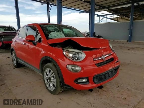 2016 FIAT 500X Lounge with VIN ZFBCFXDT7GP351730, listed as a Copart auction lot 58398785 with 41,322 mi miles and Salvage title. Bid and sale history available at DreamBid. Image 13.