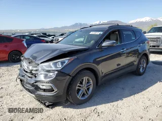 2017 Hyundai Santa Fe 2.4L with VIN 5XYZU3LB8HG490154, listed as a Copart auction lot 55350275 with 101,501 mi miles and Salvage title. Bid and sale history available at DreamBid. Image 1.