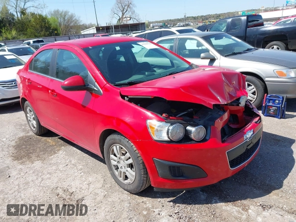 2013 Chevrolet Sonic LT with VIN 1G1JC5SH4D4218557, listed as a IAAI auction lot 41996710 with 159,962 mi miles and . Bid and sale history available at DreamBid. Image 1.