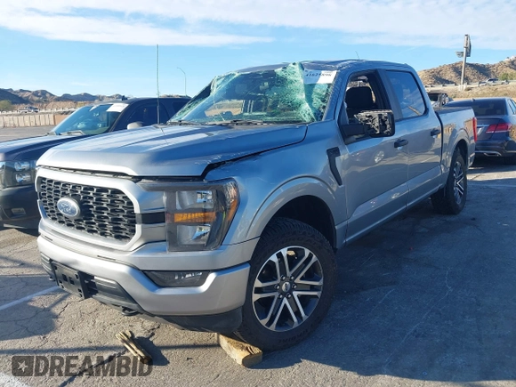 2023 Ford F-150 XL with VIN 1FTFW1E55PKD57059, listed as a IAAI auction lot 41625898 with 49,882 mi miles. Bid and sale history available at carsss.com. Image 17.