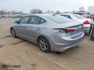 2017 Hyundai Elantra SE with VIN 5NPD84LFXHH035225, listed as a IAAI auction lot 41780614 with 98,855 mi miles. Bid and sale history available at carsss.com. Image 3.